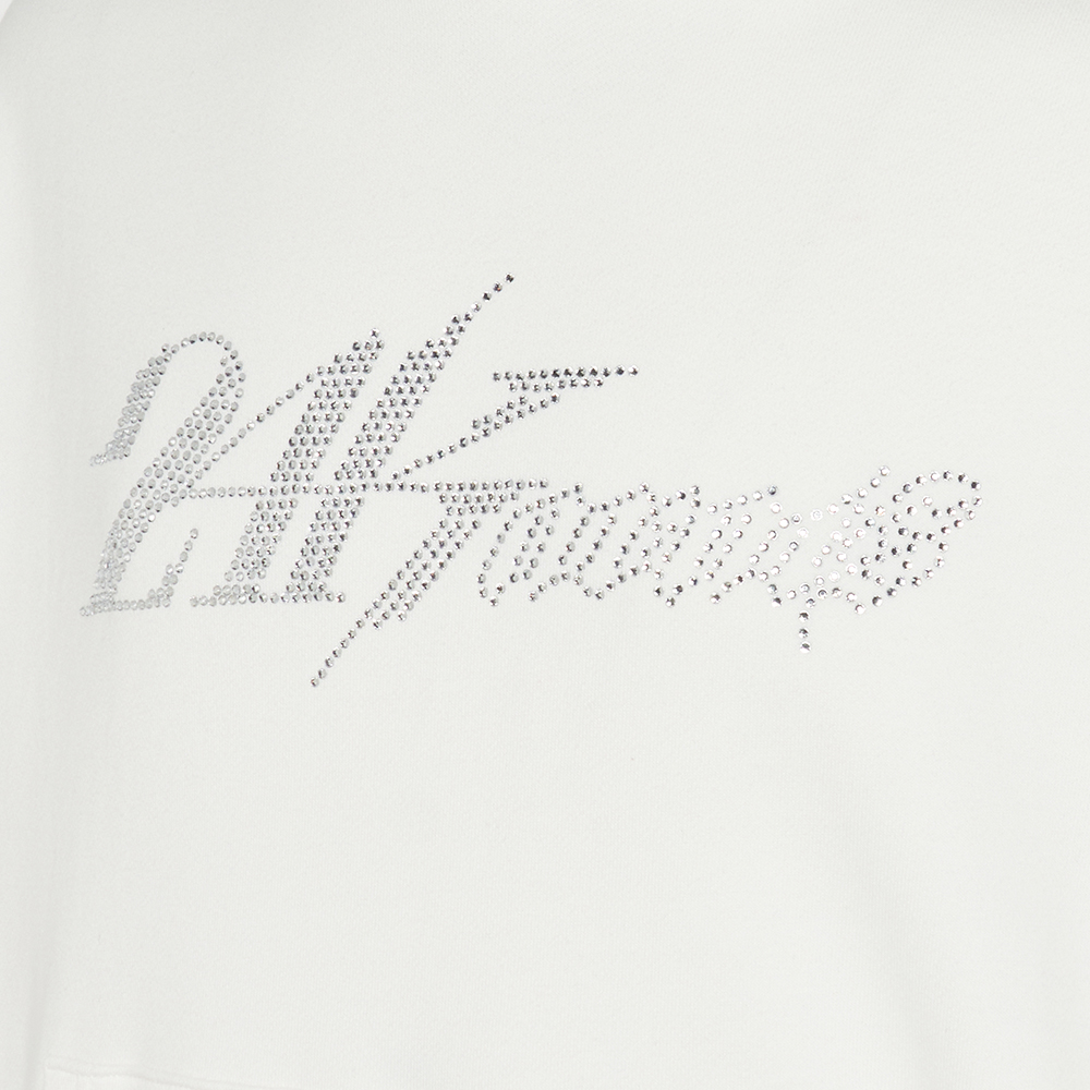 RHINESTONE PULLOVER HOODIE 詳細画像 Black 7