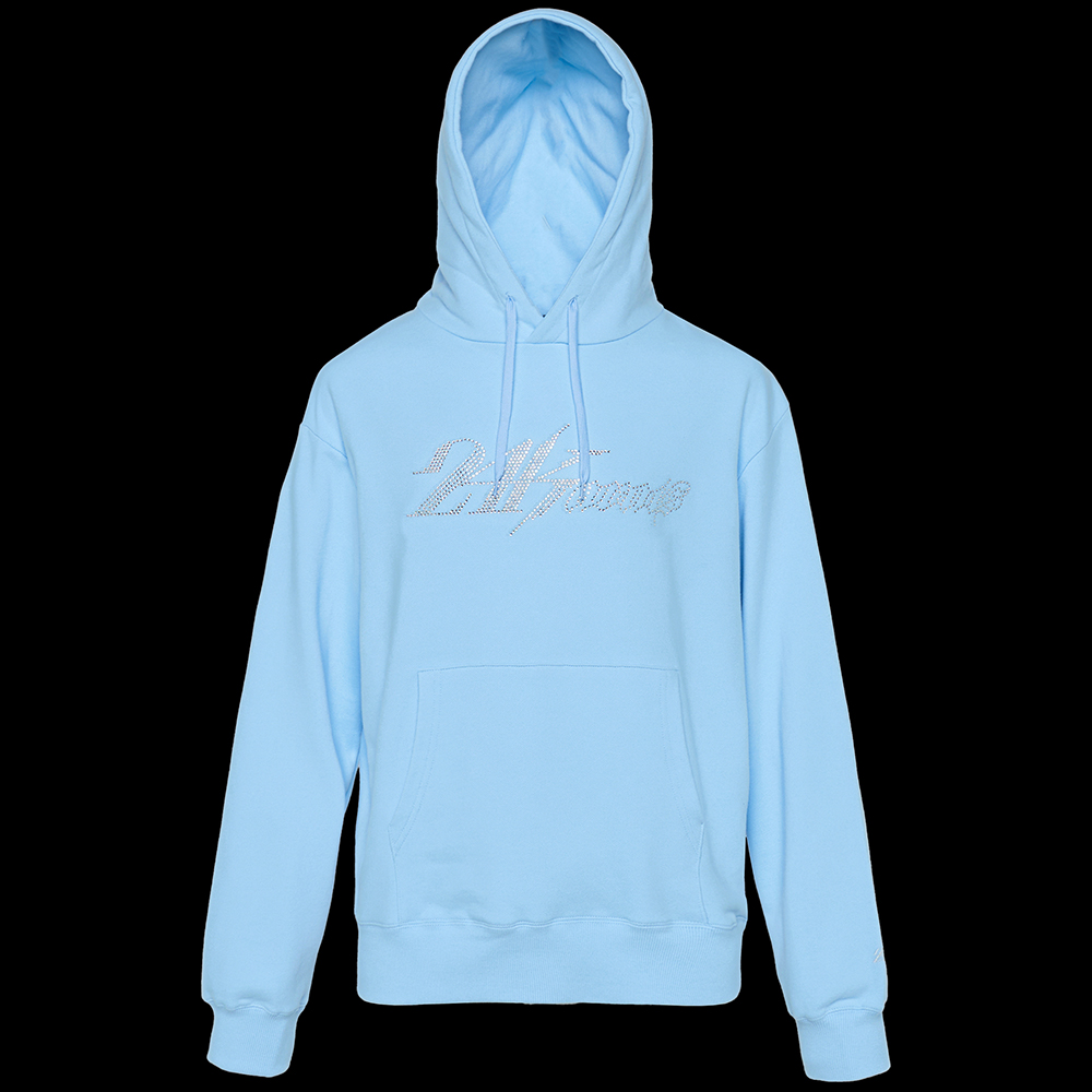 RHINESTONE PULLOVER HOODIE