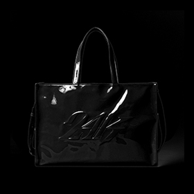 PATENT LEATHER SHOULDER HAND BAG 詳細画像