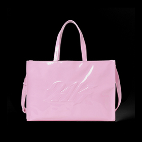 PATENT LEATHER SHOULDER HAND BAG 詳細画像