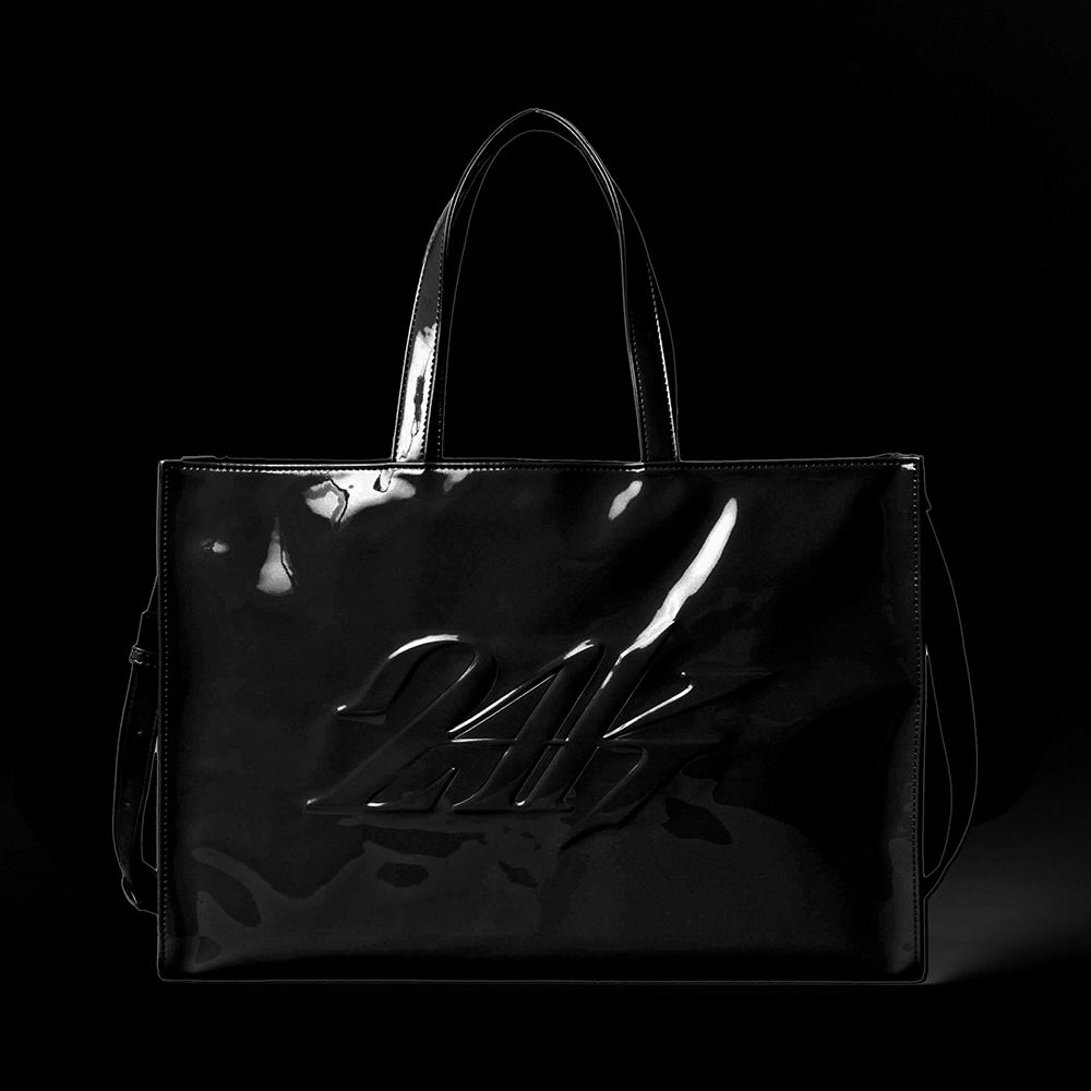 PATENT LEATHER SHOULDER HAND BAG