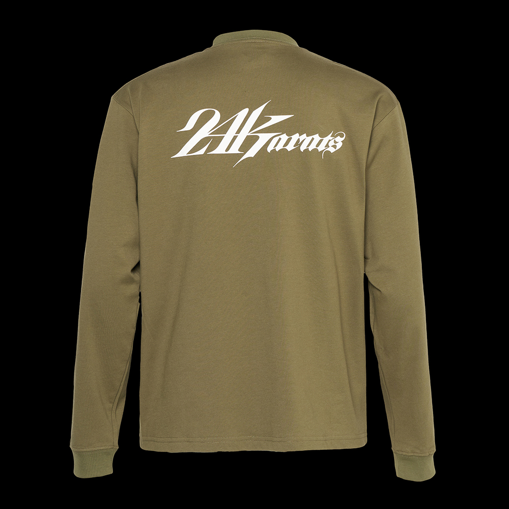 BACK PT LOGO TEE LS 詳細画像 Black 1