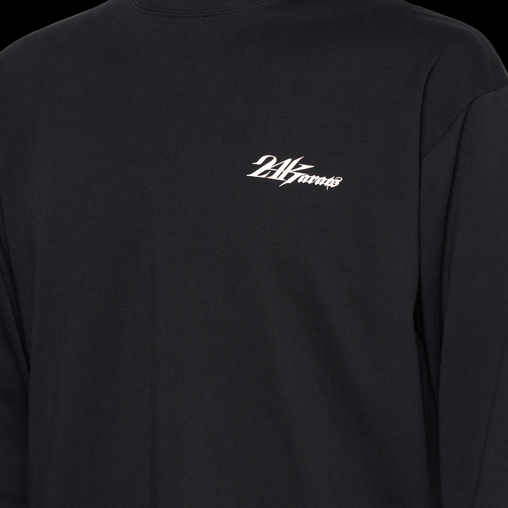 BACK PT LOGO TEE LS 詳細画像 Black 9