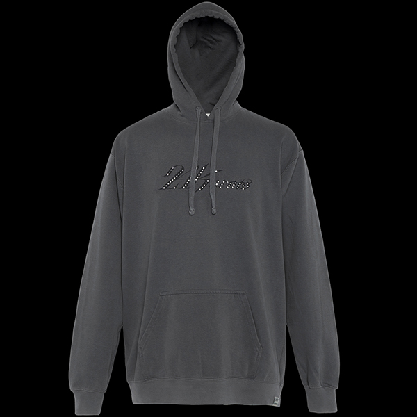 GARMENT DYE RHINESTONE HOODIE(OVERSIZE SILHOUETTE)				 				 詳細画像