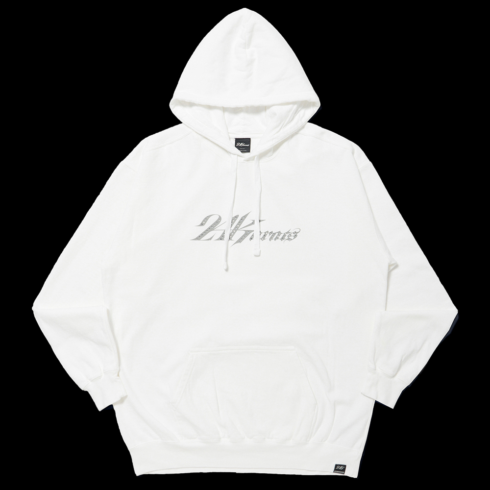 GARMENT DYE RHINESTONE HOODIE(OVERSIZE SILHOUETTE)				 				 詳細画像 C.Grey 11