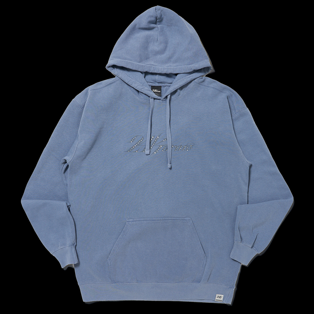 GARMENT DYE RHINESTONE HOODIE(OVERSIZE SILHOUETTE)				 				 詳細画像 C.Grey 6