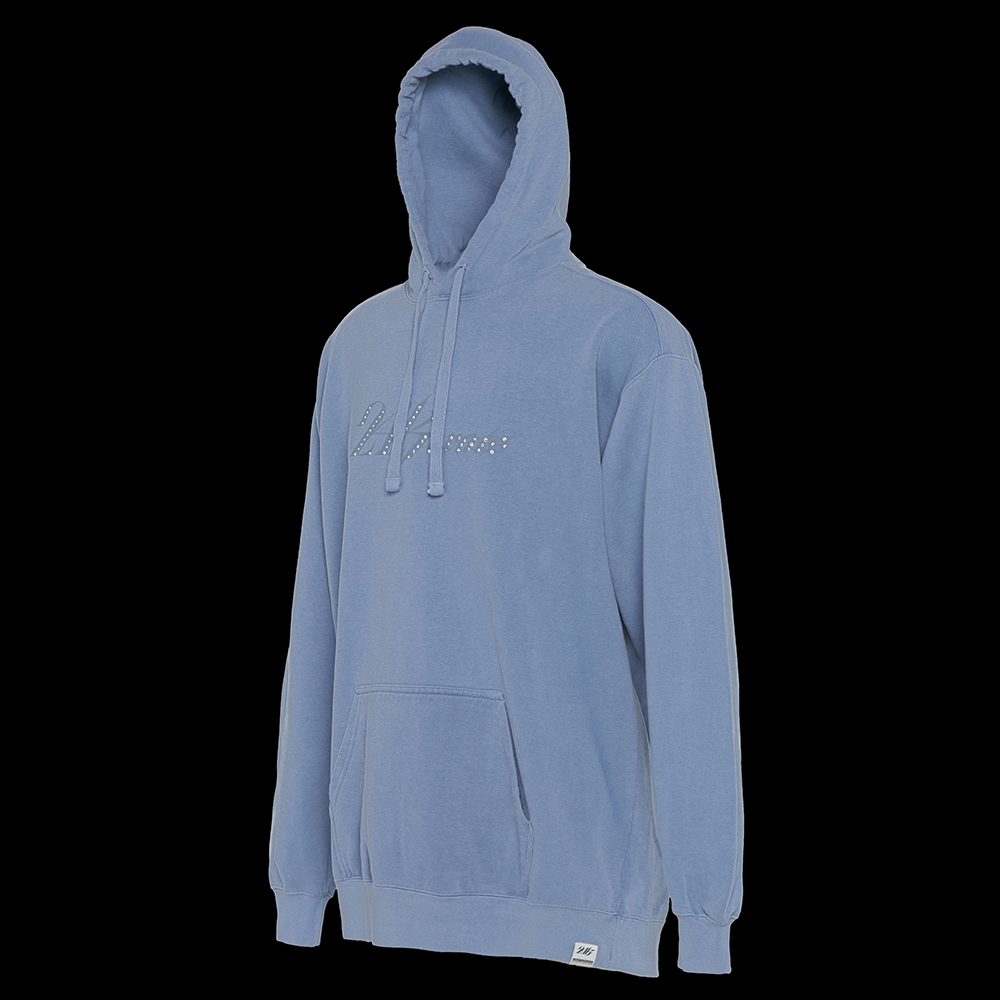 GARMENT DYE RHINESTONE HOODIE(OVERSIZE SILHOUETTE)				 				 詳細画像 C.Grey 7