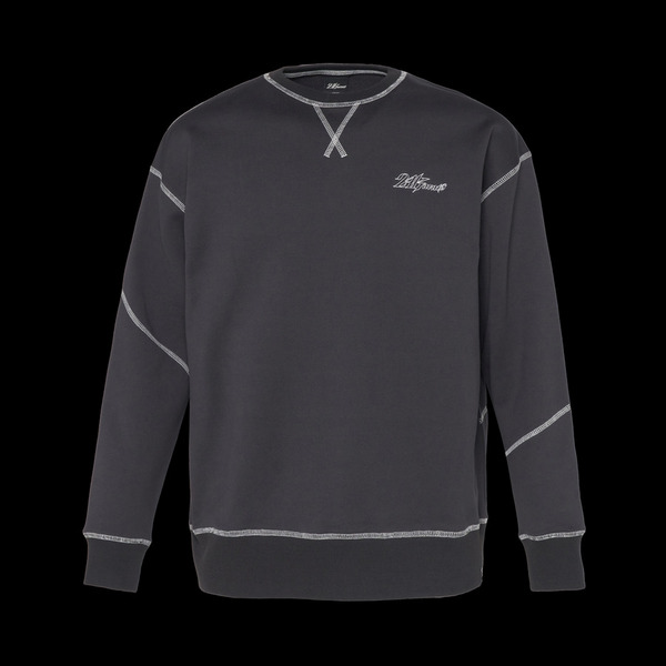 CONTRAST STITCH CREWNECK SWEAT SHIRTS