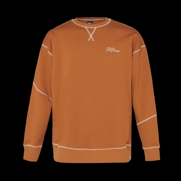 CONTRAST STITCH CREWNECK SWEAT SHIRTS