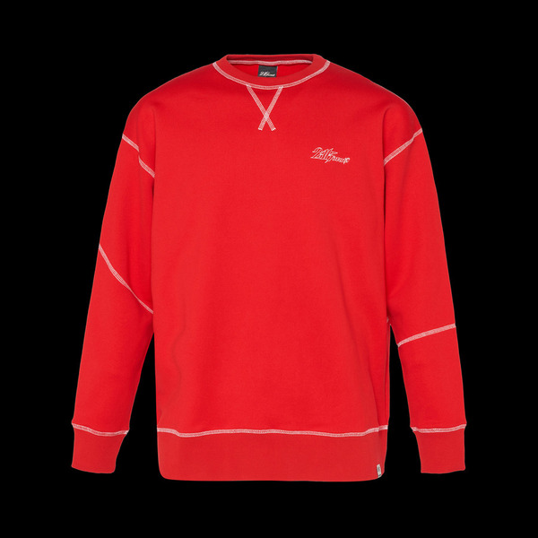 CONTRAST STITCH CREWNECK SWEAT SHIRTS