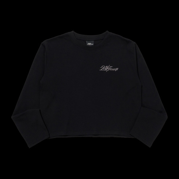 WMNS RHINESTONE LS TEE 詳細画像 Black 7