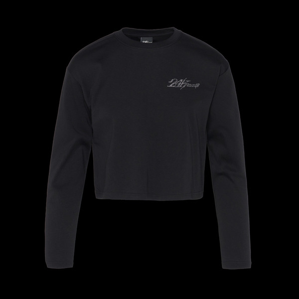 WMNS RHINESTONE LS TEE