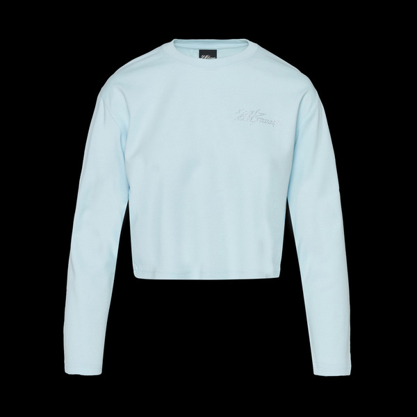 WMNS RHINESTONE LS TEE