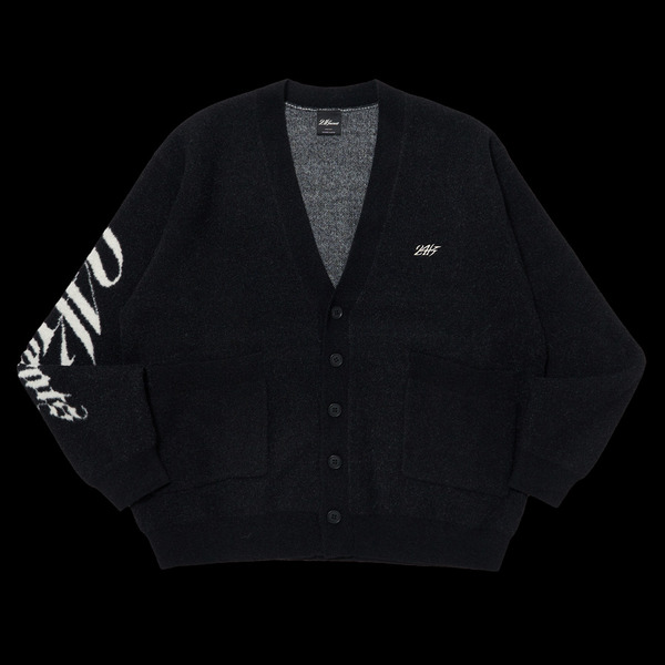 SHAGGY KNIT CARDIGAN 詳細画像 Black 1