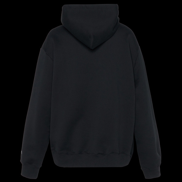 FUAX LEATHER PATCH FULL ZIP HOODIE 詳細画像 Black 2