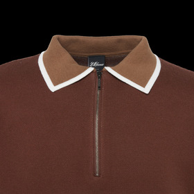 HALFZIP KNIT POLO L/S 詳細画像