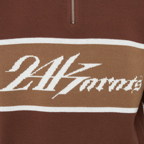 HALFZIP KNIT POLO L/S 詳細画像