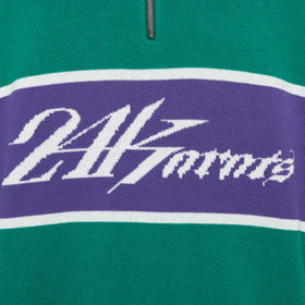 HALFZIP KNIT POLO L/S 詳細画像