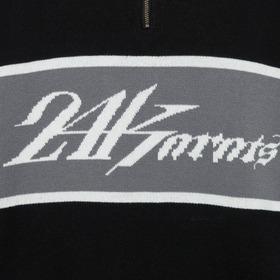 HALFZIP KNIT POLO L/S 詳細画像