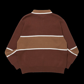 HALFZIP KNIT POLO L/S 詳細画像