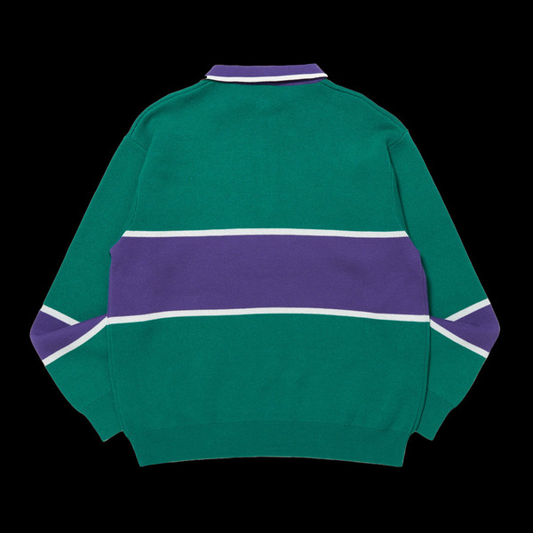 HALFZIP KNIT POLO L/S 詳細画像 Black 10