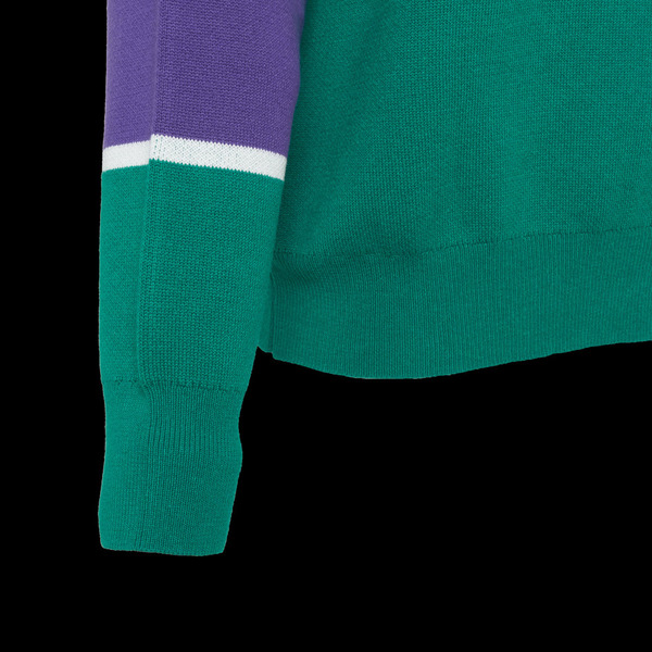 HALFZIP KNIT POLO L/S 詳細画像 Black 4