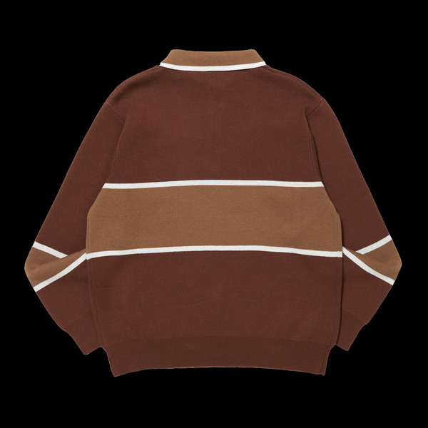 HALFZIP KNIT POLO L/S 詳細画像 Black 9