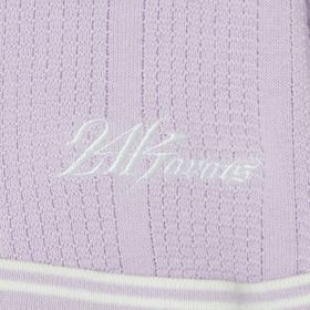 SHADOW STRIPE KNIT POLO LS 詳細画像