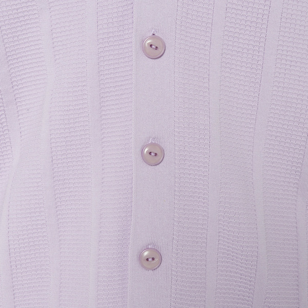 SHADOW STRIPE KNIT CARDIGAN 詳細画像 Purple 2