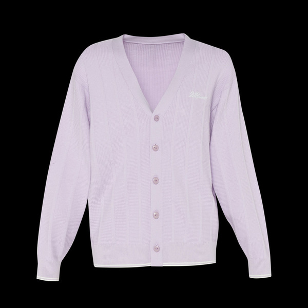 SHADOW STRIPE KNIT CARDIGAN