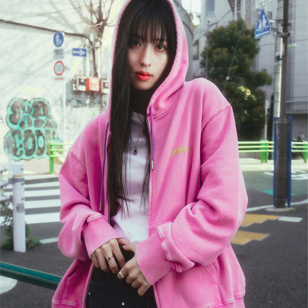 PIGMENT FULL ZIP HOODIE 詳細画像 L.Green 14