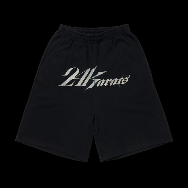 GLITTER PT URBAN SWEAT SHORTS 詳細画像 Black 1