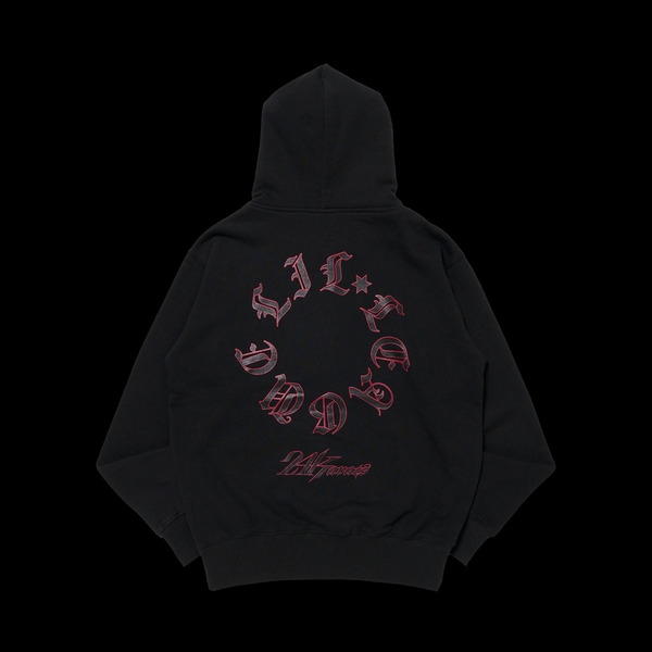 24k x LIL LEAGUE Zip Hoodie 詳細画像 Black 1