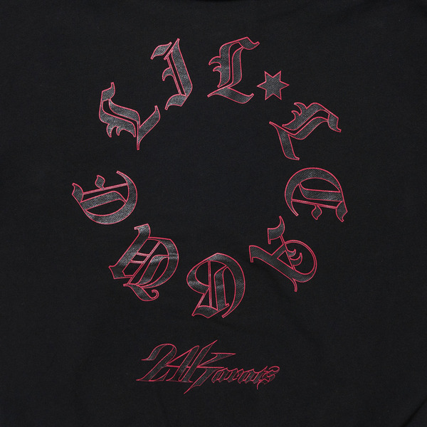 24k x LIL LEAGUE Zip Hoodie 詳細画像 Black 6