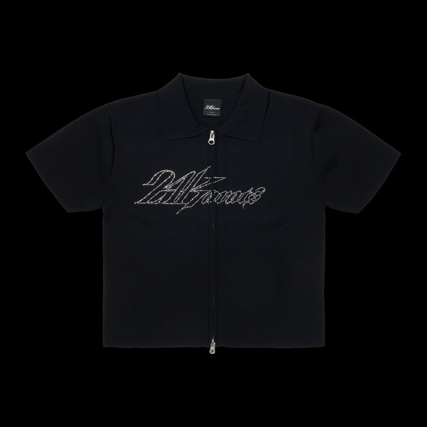 WMNS RIB FULL ZIP POLO