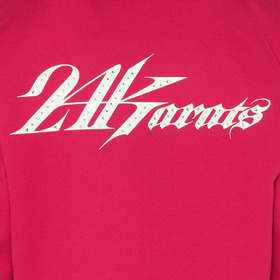 WMNS RHINESTONE LOGO ZIP HOODIE (Girls² ver) 詳細画像