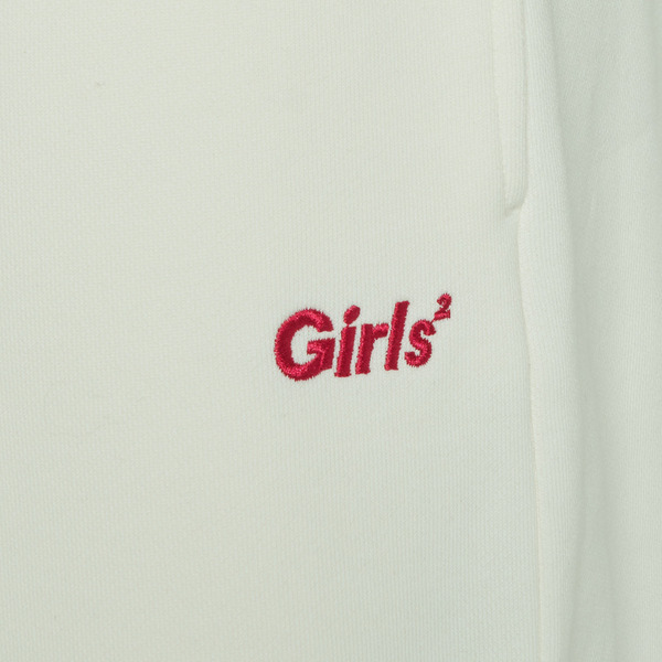 WMNS RHINESTONE LOGO SWEATPANTS (Girls² ver) 詳細画像 White 5