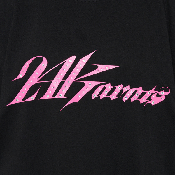 MENS RHINESTONE LOGO TEE (Girls² ver) 詳細画像 Black 5