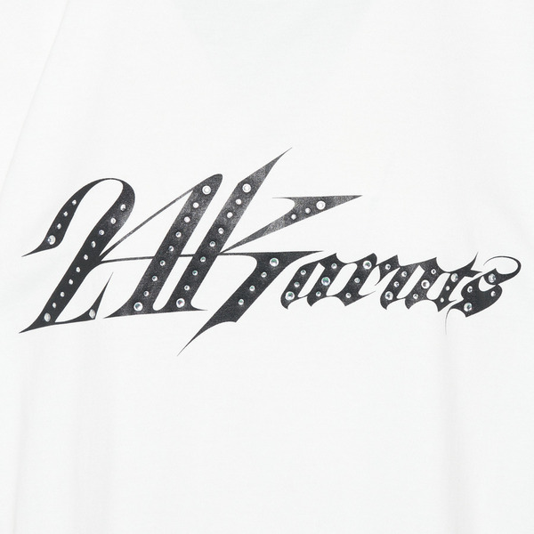 MENS RHINESTONE LOGO TEE (Girls² ver) 詳細画像 Black 8