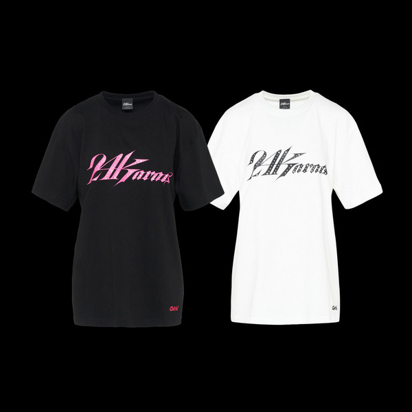 MENS RHINESTONE LOGO TEE (Girls² ver) 詳細画像 Black 9