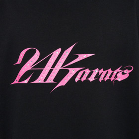 MENS RHINESTONE LOGO ZIP HOODIE (Girls² ver) 詳細画像