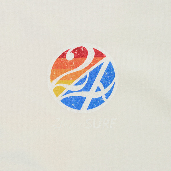 24SURF LOGO SS Tee 詳細画像 White 10
