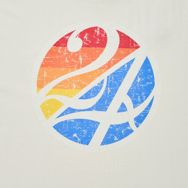 24SURF LOGO SS Tee 詳細画像 White 11