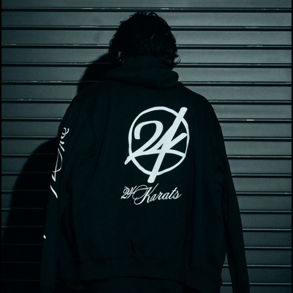 24K×THE REASON ZIP HOODIE 詳細画像 Black 15