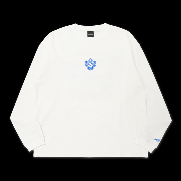 24K 19TH ANNIV. LS Tee 詳細画像 White&times;Blue 1